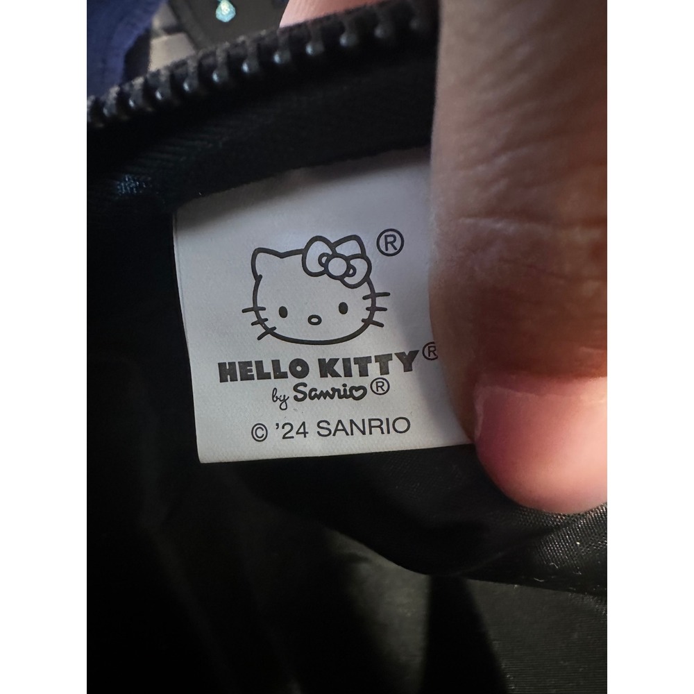 The Creme Shop Hello Kitty Pink Makeup Bag Cosmetic Pouch Sanrio Vegan Leather - Picture 7 of 9